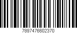 Código de barras (EAN, GTIN, SKU, ISBN): '7897476602370'