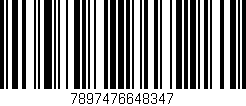 Código de barras (EAN, GTIN, SKU, ISBN): '7897476648347'
