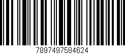 Código de barras (EAN, GTIN, SKU, ISBN): '7897497584624'