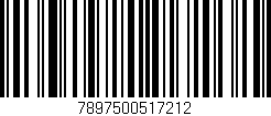 Código de barras (EAN, GTIN, SKU, ISBN): '7897500517212'