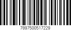 Código de barras (EAN, GTIN, SKU, ISBN): '7897500517229'