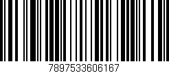 Código de barras (EAN, GTIN, SKU, ISBN): '7897533606167'