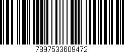 Código de barras (EAN, GTIN, SKU, ISBN): '7897533609472'