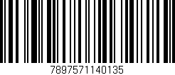 Código de barras (EAN, GTIN, SKU, ISBN): '7897571140135'