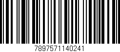 Código de barras (EAN, GTIN, SKU, ISBN): '7897571140241'