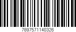 Código de barras (EAN, GTIN, SKU, ISBN): '7897571140326'