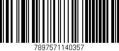 Código de barras (EAN, GTIN, SKU, ISBN): '7897571140357'
