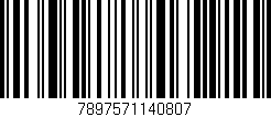 Código de barras (EAN, GTIN, SKU, ISBN): '7897571140807'