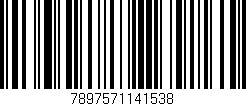 Código de barras (EAN, GTIN, SKU, ISBN): '7897571141538'