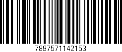 Código de barras (EAN, GTIN, SKU, ISBN): '7897571142153'