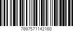Código de barras (EAN, GTIN, SKU, ISBN): '7897571142160'