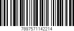 Código de barras (EAN, GTIN, SKU, ISBN): '7897571142214'
