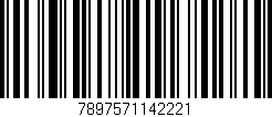 Código de barras (EAN, GTIN, SKU, ISBN): '7897571142221'