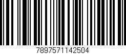 Código de barras (EAN, GTIN, SKU, ISBN): '7897571142504'