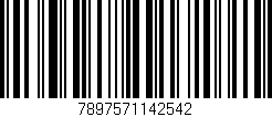 Código de barras (EAN, GTIN, SKU, ISBN): '7897571142542'