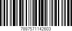 Código de barras (EAN, GTIN, SKU, ISBN): '7897571142603'