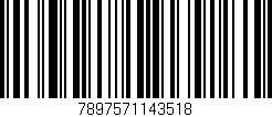 Código de barras (EAN, GTIN, SKU, ISBN): '7897571143518'