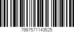 Código de barras (EAN, GTIN, SKU, ISBN): '7897571143525'