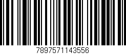 Código de barras (EAN, GTIN, SKU, ISBN): '7897571143556'