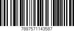 Código de barras (EAN, GTIN, SKU, ISBN): '7897571143587'