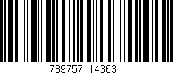 Código de barras (EAN, GTIN, SKU, ISBN): '7897571143631'