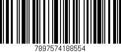 Código de barras (EAN, GTIN, SKU, ISBN): '7897574188554'