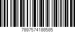 Código de barras (EAN, GTIN, SKU, ISBN): '7897574188585'