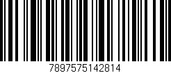 Código de barras (EAN, GTIN, SKU, ISBN): '7897575142814'