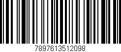 Código de barras (EAN, GTIN, SKU, ISBN): '7897613512098'
