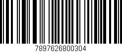 Código de barras (EAN, GTIN, SKU, ISBN): '7897626800304'