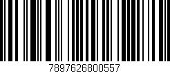 Código de barras (EAN, GTIN, SKU, ISBN): '7897626800557'