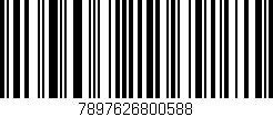 Código de barras (EAN, GTIN, SKU, ISBN): '7897626800588'