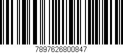 Código de barras (EAN, GTIN, SKU, ISBN): '7897626800847'