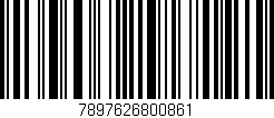 Código de barras (EAN, GTIN, SKU, ISBN): '7897626800861'