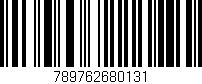 Código de barras (EAN, GTIN, SKU, ISBN): '789762680131'