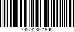 Código de barras (EAN, GTIN, SKU, ISBN): '7897626801509'