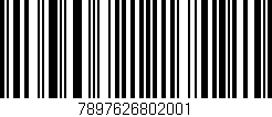 Código de barras (EAN, GTIN, SKU, ISBN): '7897626802001'
