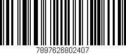 Código de barras (EAN, GTIN, SKU, ISBN): '7897626802407'