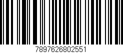 Código de barras (EAN, GTIN, SKU, ISBN): '7897626802551'