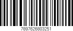 Código de barras (EAN, GTIN, SKU, ISBN): '7897626803251'