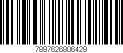 Código de barras (EAN, GTIN, SKU, ISBN): '7897626806429'