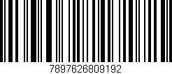 Código de barras (EAN, GTIN, SKU, ISBN): '7897626809192'