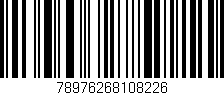 Código de barras (EAN, GTIN, SKU, ISBN): '78976268108226'
