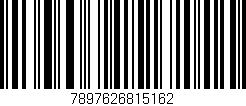 Código de barras (EAN, GTIN, SKU, ISBN): '7897626815162'