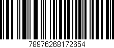 Código de barras (EAN, GTIN, SKU, ISBN): '78976268172654'