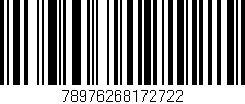 Código de barras (EAN, GTIN, SKU, ISBN): '78976268172722'
