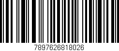 Código de barras (EAN, GTIN, SKU, ISBN): '7897626818026'