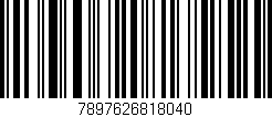 Código de barras (EAN, GTIN, SKU, ISBN): '7897626818040'