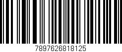 Código de barras (EAN, GTIN, SKU, ISBN): '7897626818125'