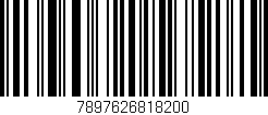 Código de barras (EAN, GTIN, SKU, ISBN): '7897626818200'